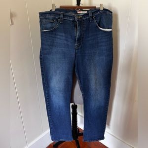 Wrangler Slim Fit Jeans, Dark Wash, 38x30